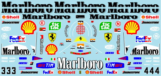 モデルファクトリーヒロ 1/20 ラルース LC88 スペアデカール おまけ