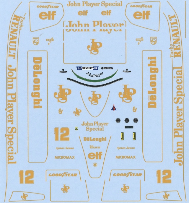 タブデザイン 1/20 ウィリアムズ FW16 フルスポンサーデカール フジミ
