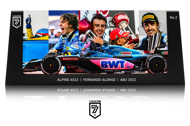 SEVEN COLLECTION特注スパーク 1/43 アルピーヌ A522 アブダビGP  2022 F.アロンソ　NKN02