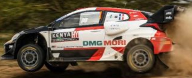 スパーク 1/43 トヨタ GR ヤリス ラリー1 サファリ ケニア ラリー 2022 No.1 S.オジェ 4th 　S6707