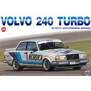 プラッツ/nunu 1/24 プラモデル ボルボ 240 ターボ ETCC ホッケンハイム 1986 Winner No.1　PN24013