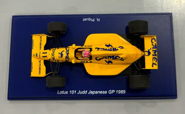 [予約] 40周年記念商品 ロム特注スパーク 1/43 ロータス 101 ジャッド 日本GP 1989 N.ピケ 40周年記念パッケージ 限定300台　ROMU072