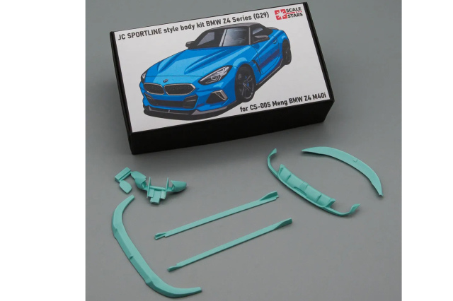 スケールスターズ 1/24 BMW Z4 M40i G29 JCスポーツライン ボディキットパーツ モンモデル対応　s+124-128