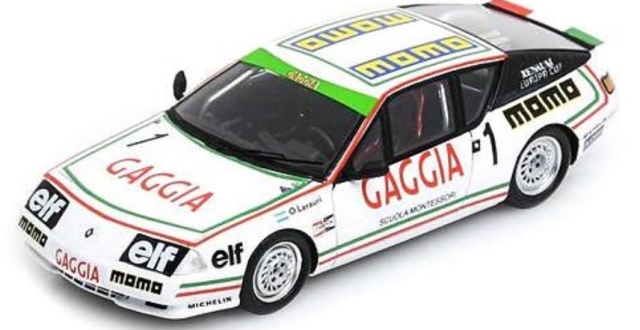 [予約] スパーク 1/43 ルノー アルピーヌ V6 ターボ ヨーロッパカップ チャンピオン 1985 No.1　S7330
