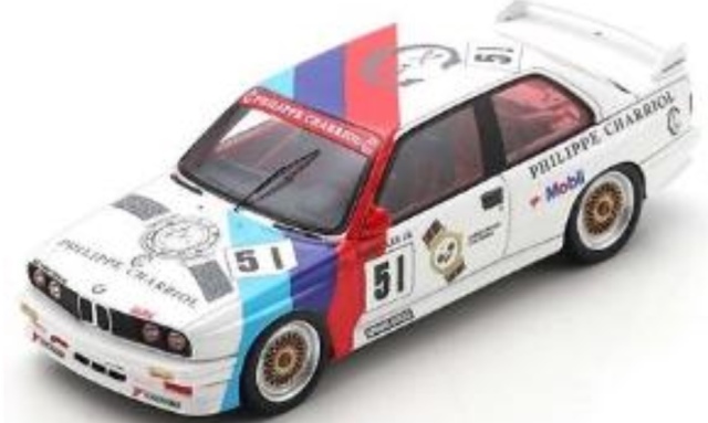 [予約] スパーク 1/43 BMW M3 E30 マカオ ACP 1988 No.51 ウィナー　SA270