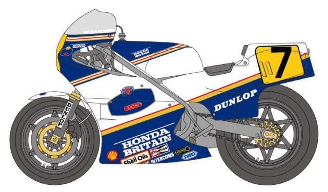 シュンコーモデル 1/12 ホンダ NS500 1985 フルスポンサー