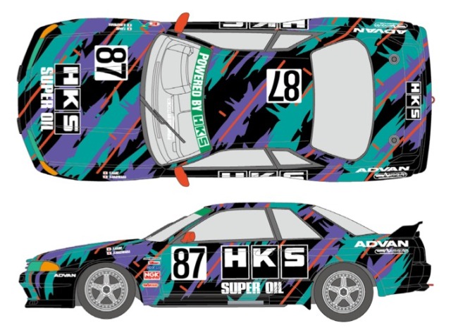 シュンコーモデル 1/24 ニッサン スカイライン GT-R R32 HKS