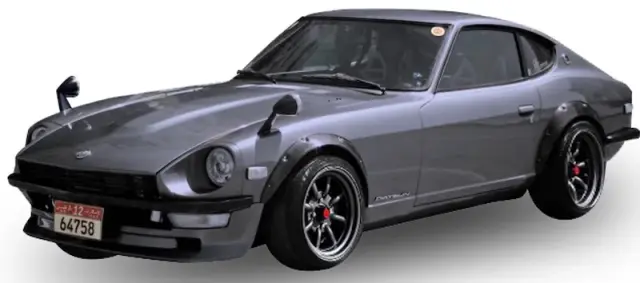 [予約] サンスター 1/18 1971 ダットサン 240Z ダークグレー LHD　3517