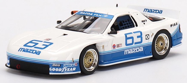 [予約] トゥル−スケール 1/43 マツダ RX-7 GTO IMSA トピカ 2H 1990 NO.63 3rd　TSM430654
