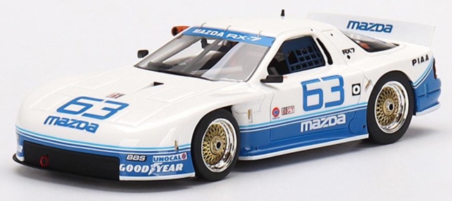 [予約] トゥルースケール 1/43 マツダ RX-7 GTO IMSA トピカ 2H 1990 NO.63 3rd　TSM430654