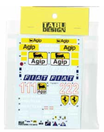 タブデザイン 1/12 フェラーリ 641/2 1990 フルスポンサーデカール (タミヤ対応)　TABU-12056
