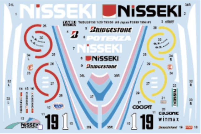 スタジオ27 1/20 ジョーダン 191 フルシーズン フルスポンサーデカール