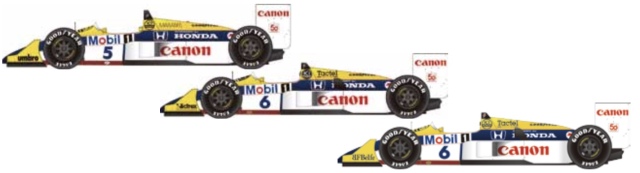 [取り寄せ] スタジオ27 1/20 トランスキット ウィリアムズ FW11B 日本GP 1987 タミヤ対応　TK2082