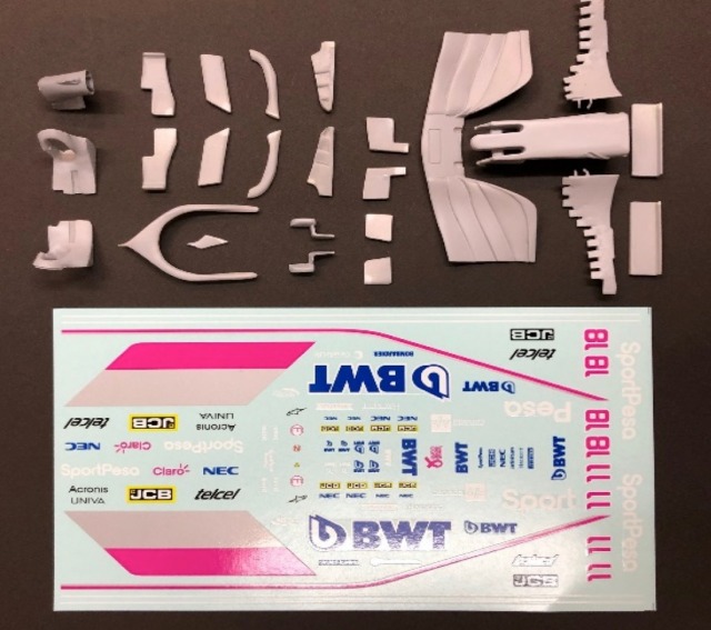 フィニッシャーズ 1/20 トランスキット レーシングポイント RP19 2019 (タミヤ SF70対応)　FN_TKRP19