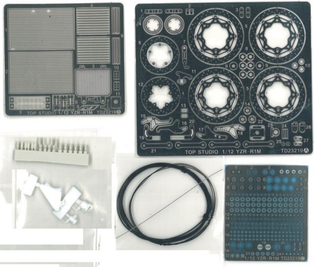 1/12〜24　TOP STUDIOほかディテールアップパーツまとめ売り 予約] トップスタジオ 1/12 ウィリアムズ FW14B ディティール