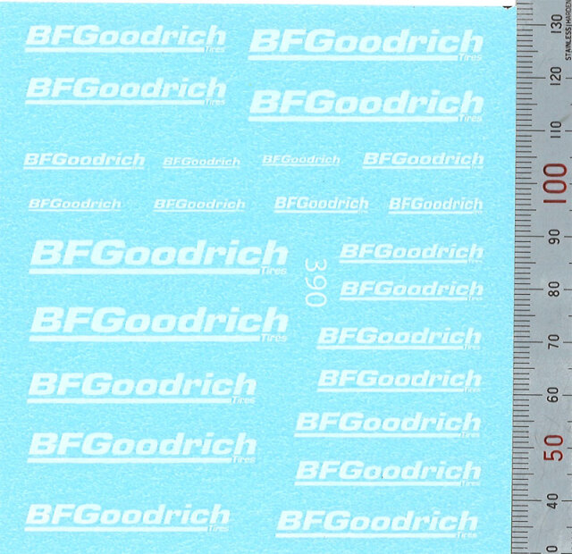 ビラージュ デカール 1/43 1/32 1/24 1/18 BF Goodrich BFグッドリチ　VIR390
