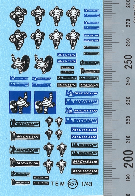 ビラージュ デカール 1/43 ミシュラン MICHELIN 雑画ロゴ 　VIR457