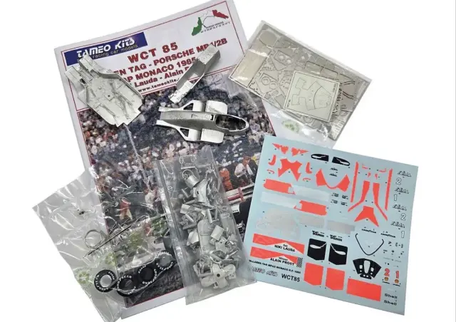 [予約] タメオ 1/43 メタルキット マクラーレン MP4/2B モナコGP 1985 A.プロスト(ウィナー) N.ラウダ フルディティールキット
