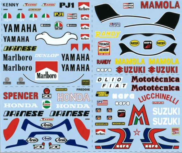 ミュージアムコレクション 1/12 ライダー フィギュア デカール