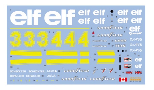 1/12 ティレル P34 スウェーデンGP 1976 Winner J.シェクター