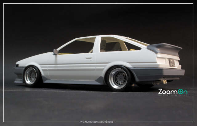 ZoomOn 1/24 トランスキット トヨタ AE86 ドリキン Ver. Z100