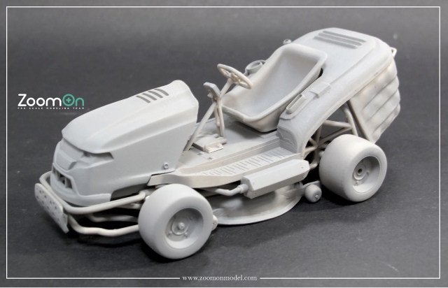 芝出品 ZoomOn 1/24 レジンキット ホンダ HF2622 Mean Mower V2 芝刈り