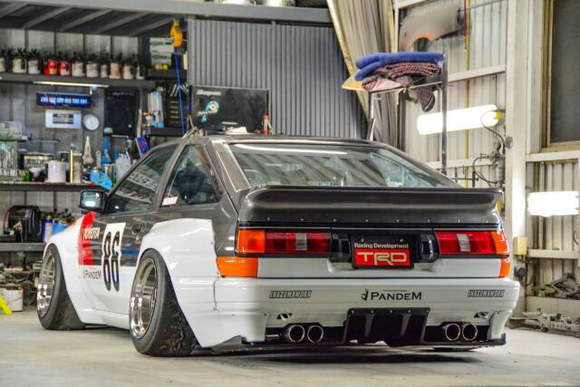 ZoomOn 1/24 トランスキット パンデム トヨタ AE86 レビン TRD N2