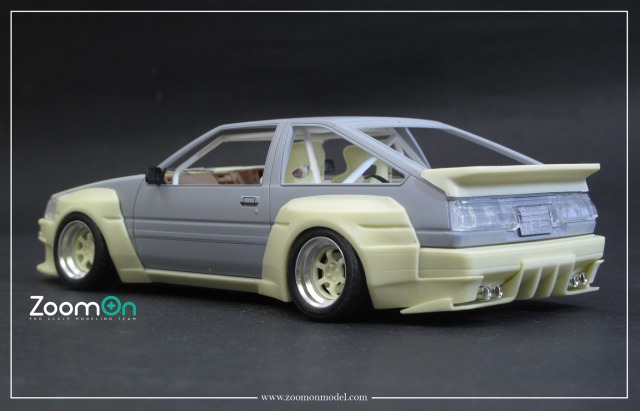 ZoomOn 1/24 トランスキット パンデム トヨタ AE86 レビン TRD