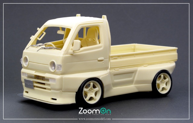 ZoomOn 1/24 フルキット パンデム スズキ キャリー 軽トラック 1992 　Z175