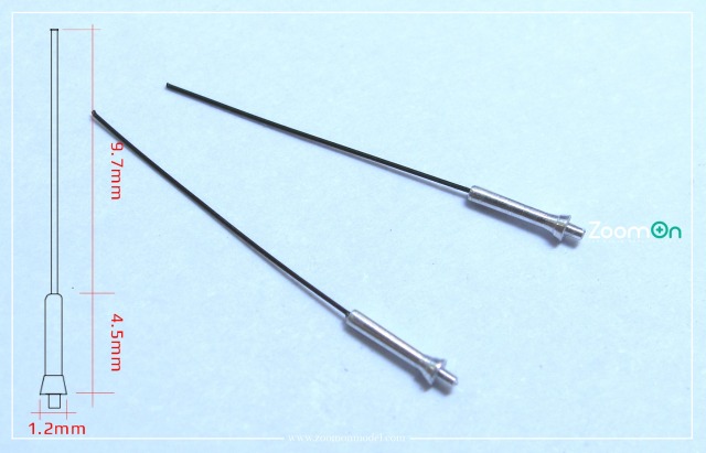 ZoomOn 1/24 アンテナ WRC他 箱車 ZT053 ミニカーショップ ロム