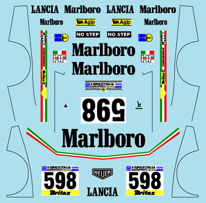 ランチアターボ Gr.5 マルボロ LANCIA LC2-85 セット M109212933