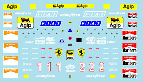 ミュージアムコレクション 1/20 フェラーリ 641/2 フルマーク