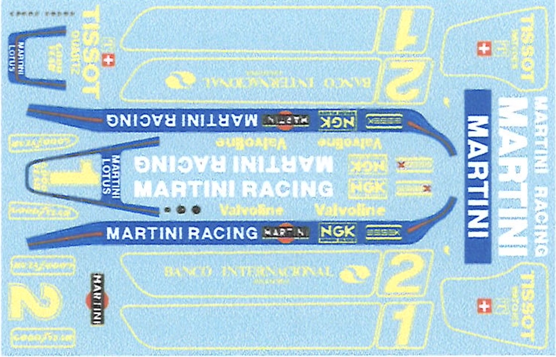 ミュージアムコレクション 1/24 ロータス 79 マルティニ リペイント用