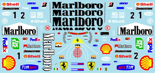 タミヤ 1/20 フェラーリ F2001 別売デカール付 タミヤ 1/20 フェラーリ F2001 別売デカール付 - メルカリ