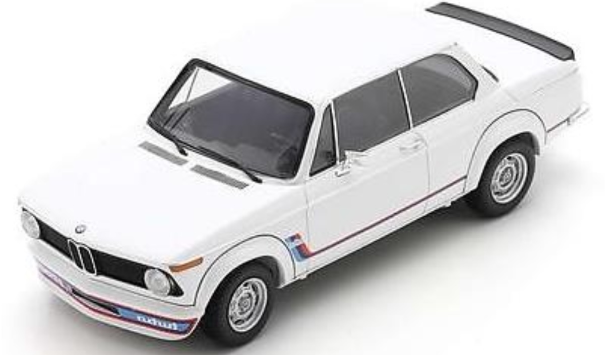 [予約] スパーク 1/18 BMW 2002 ターボ 1973 ホワイト ケース付き　18S718