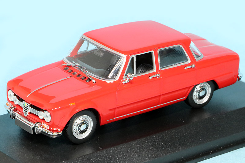 マキシチャンプス 1/43 アルファ ロメオ ジュリア 1600 1970 レッド　940120901