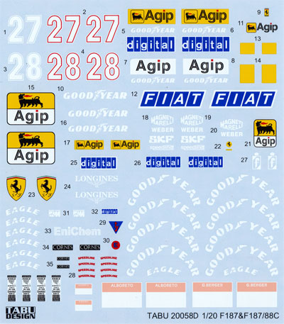 【Ferrari】1/20フェラーリF2005 日本GP タバコデカール付 Ferrari】1/20フェラーリF2005 '05日本GP タバコデカール付