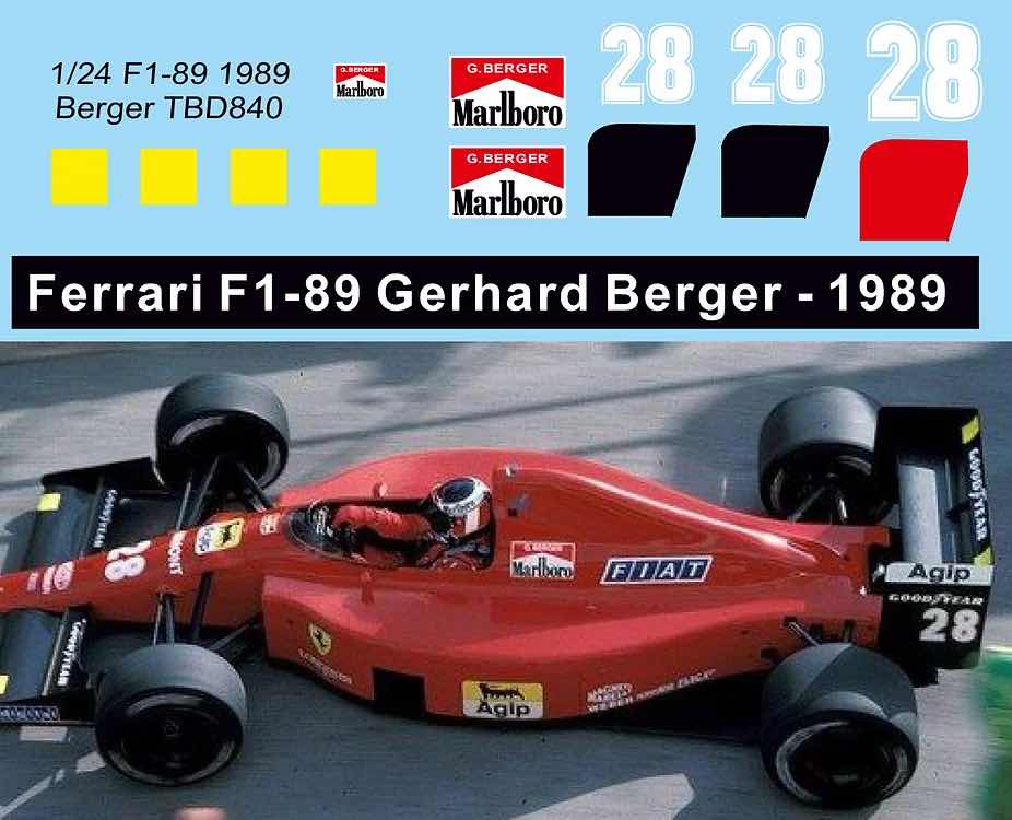 マルボロ仕様　フェラーリF1ビッグスケールコレクション F1-89 マンセル Amazon.co.jp: マルボロ仕様 冊子付き 試験販売 ビッグスケール