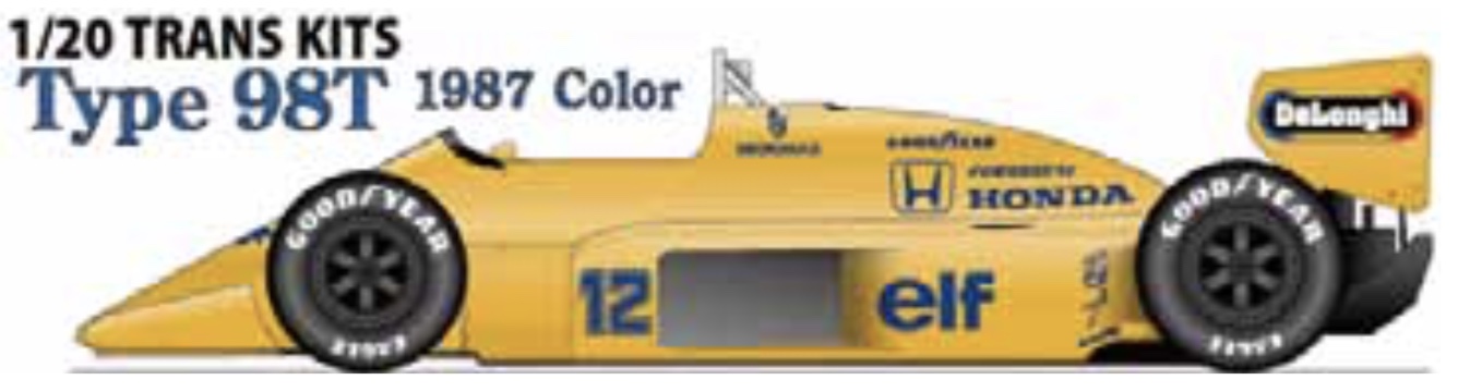スタジオ27 1/20 トランスキット ロータス 98T 1987 キャメル プレゼン