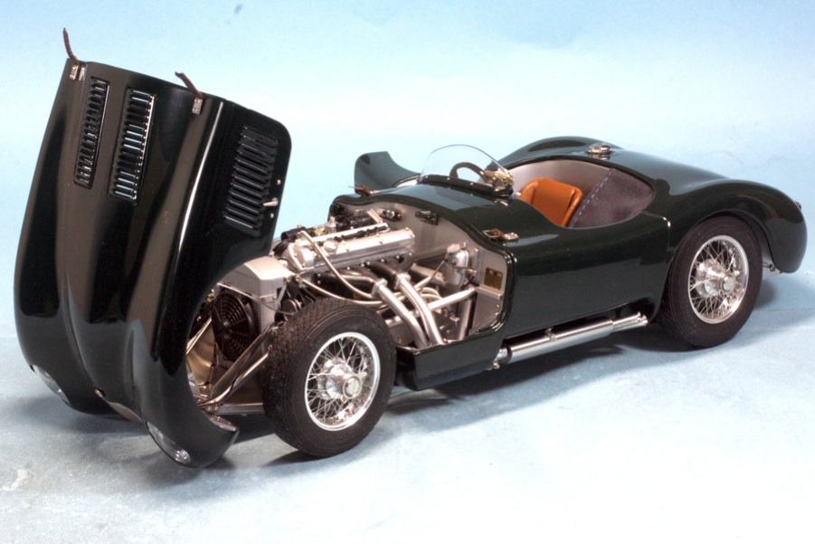 ミニカー　1/18 ジャガー タイプC 1952(ブリティッシュ・レーシング グリーン) [M191] CMC 1/18 ジャガー タイプ C 1952 (ブリティッシュ レーシング