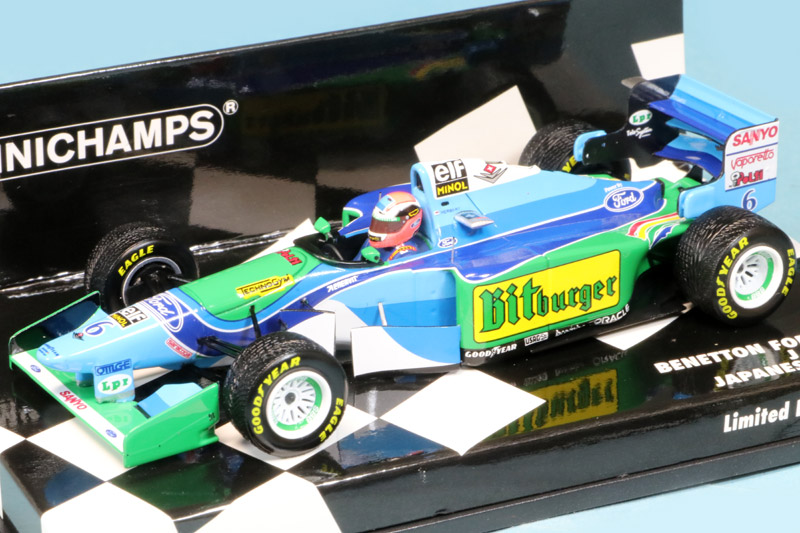 ミニチャンプス 1/43 ベネトン B194 日本GP 1994 J.ハーバート　417941506 417941506