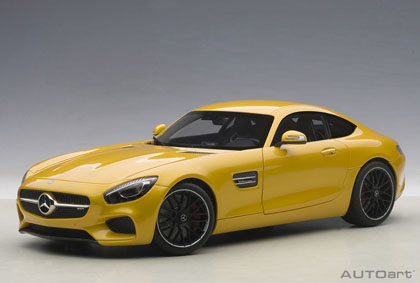 オートアート 1/18 メルセデス AMG GT S イエロー 76314 ミニカー