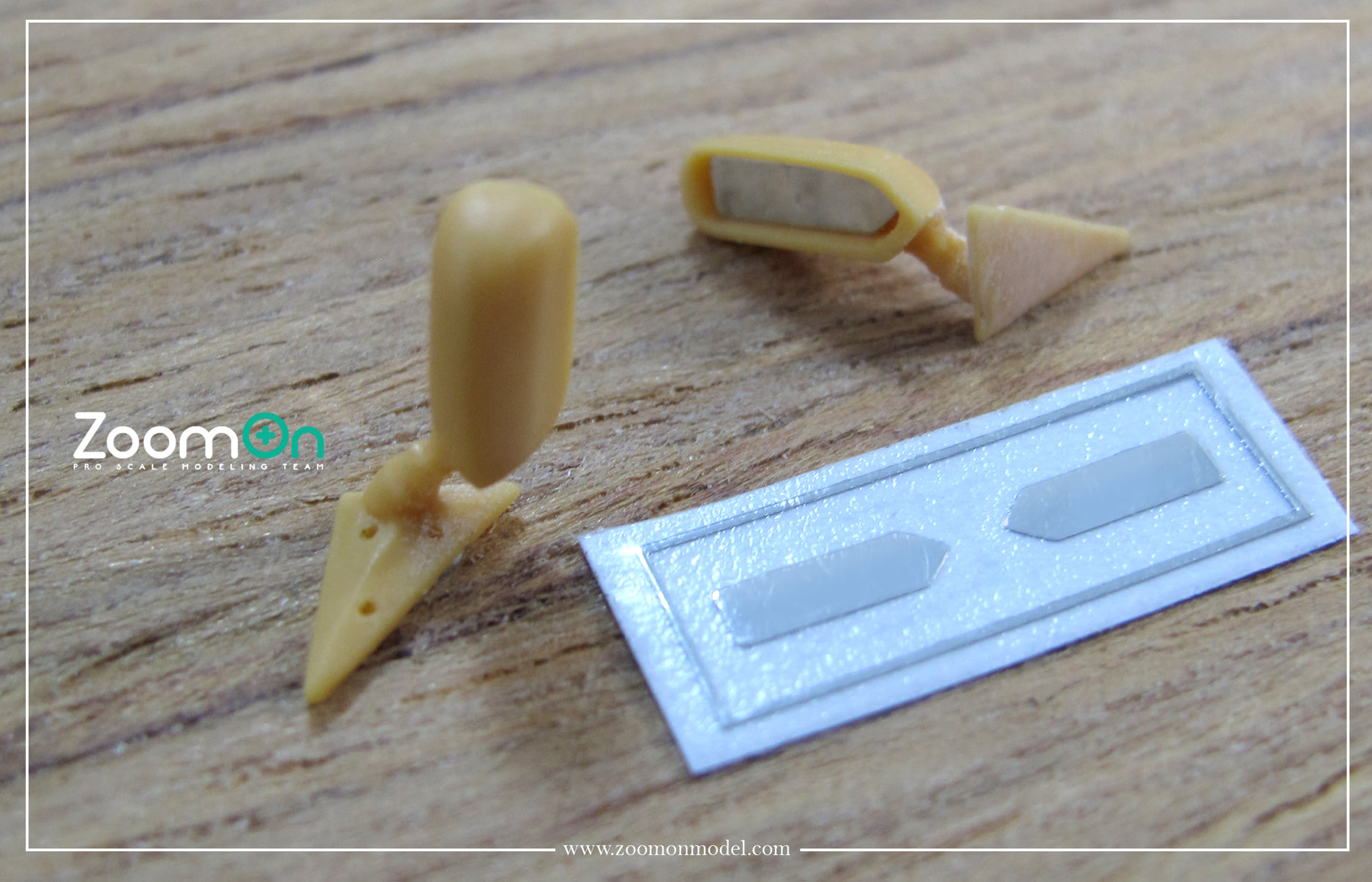 ZoomOn 1/24 レーシングミラー 汎用タイプ　Z063