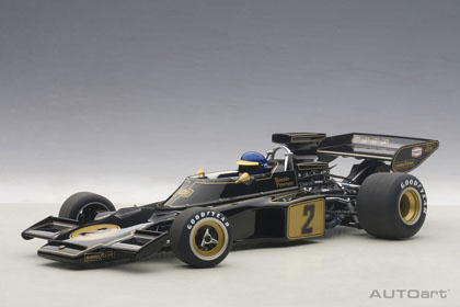 オートアート 1/18 ロータス 72E F1 1973 R.ピーターソン (フィギュア付)　87330