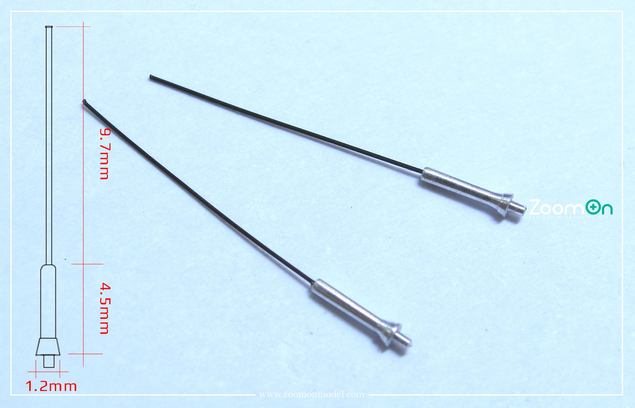 ZoomOn 1/24 アンテナ WRC他 箱車 ZT053 ミニカーショップ ロム