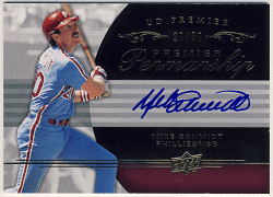 Mike Schmidt MLB 2008 UD Premier Penmanship Signature Auto 27/50
