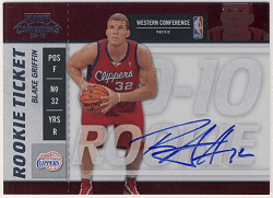 Blake Griffin NBA 09-10 Playoff Contenders RC Signature Auto