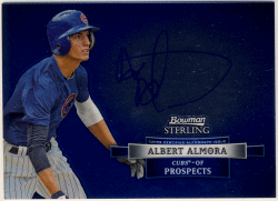 Albert Almora MLB 2012 Bowman Sterling Prospects Signature Auto