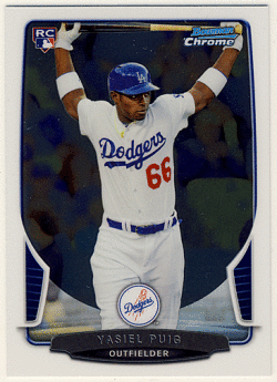 Yasiel Puig MLB 2013 Bowman Chrome #78 RC