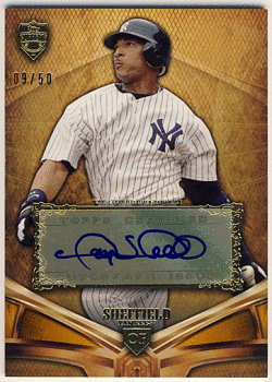 Gary Sheffield MLB 2013 Topps Supreme Asia Signature Auto 09/50